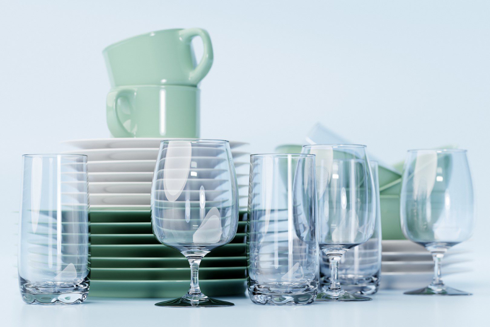 Glas og keramik